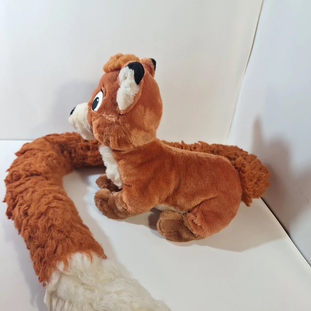 Disney Parks Todd Fox & the Hound Stuffed‎ Animal Plush Long Tail